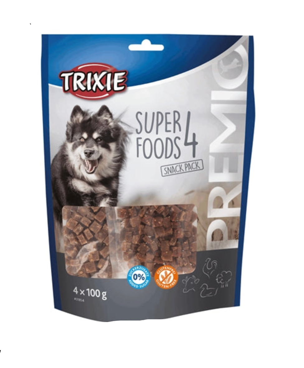 Trixie Premio Superfoods Huhn / Ente / Rind / Lamm 4x100gr